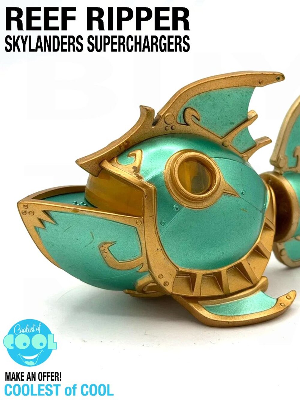 Skylanders SuperChargers Reef Ripper Vehicle Model 87552888 2015 Water Element